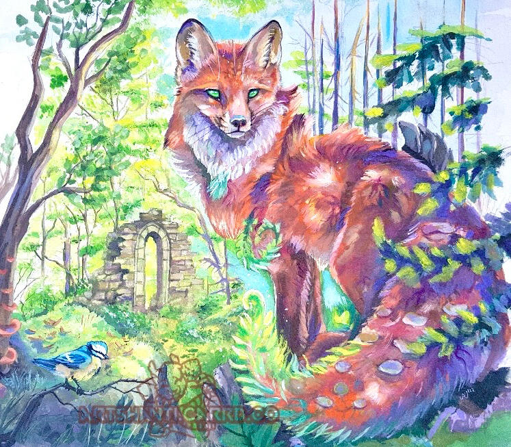 Traditional Art “Forest Guardian”
